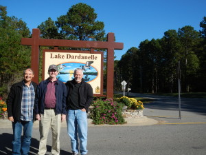 Dwayne, Charles, Brian at quarterly friendship visit